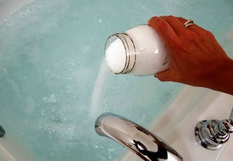 Baking soda bath to enlarge the penis.